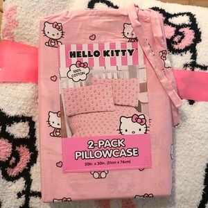 Hello Kitty Pillowcase Set HTF 💕